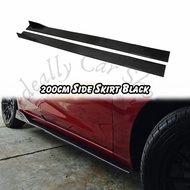 Mazda 2 Front Bumper Diffuser Lip Wrap Angle Splitters Black Carbon
