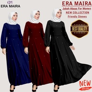 Jubah Abaya Premium Moden Ironless Long Dress Muslimah Viral Jubah Starletz - ERA URWA