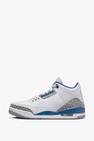 Air Jordan 3 White and True Blue