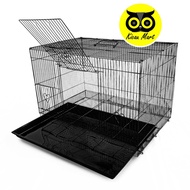 SANGKAR KANDANG BESI UMBARAN IMPORT TEBAL LIPAT KOTAK TERNAK BURUNG LOVEBIRD KUCING KELINCI ANJING U