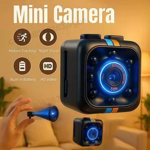 SQ11 1080P HD Mini Camera Sports Camcorder Wireless Security Surveillance Built-in Battery Night Vis