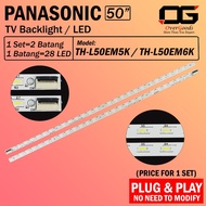PANASONIC 50 INCH LAMPU TV TH-L50EM5K / TH-L50EM6K LED Backlight TV / Light Bar | Lampu LED TV PANAS