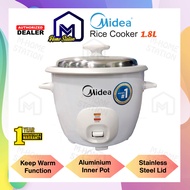 Midea Rice Cooker 1.8L MG-GP18B / MGGP18B / MG-GP18 Periuk Nasi Elektrik 1.8 Liter