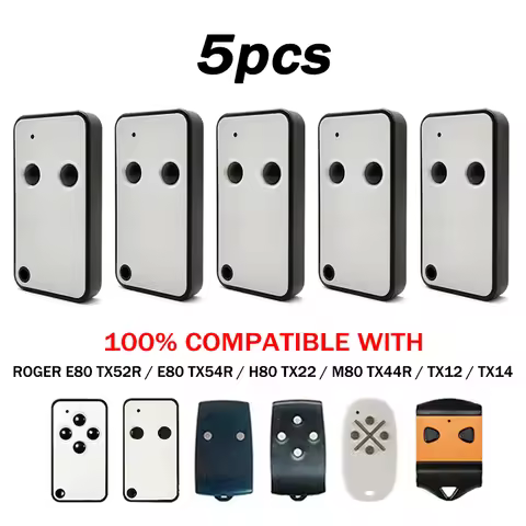 Clone For ROGER E80 TX52R TX54R E80/TX52R/2 E80/TX52R/4 H80 TX22 M80 TX44R TX12 TX14 Remote Control 