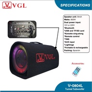 VGL BLUETOOTH TUNNEL SUBWOOFER SPEAKER ( V 0804DL )