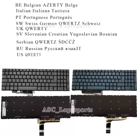 BE IT PO RU SW UK US Keyboard for Lenovo YOGA Pro 9 16IMH9 83DN, 9i 16IMH9 83DN001YKR,9 16IRP8 83BY,