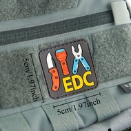 TEMU Edc Tool Patch Badge Pvc Backpack Clothing Decoration Additions Stickers Armband