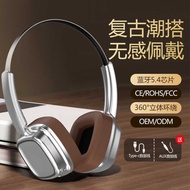 Headset VJE22 US Version Retro Style Headset Bluetooth Headset Continuous Stereo Long Airline Privat