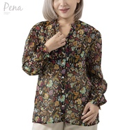 Pena house เสื้อเบลาส์ คอวีแขนยาว