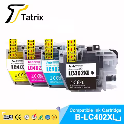 Tatrix High capacity LC402XL LC402 Compatible Ink Cartridge For Brother MFC-J5340DW MFC-J6740DW MFC-