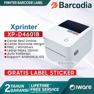 PRINTER BARCODE LABEL THERMAL 4" BLUETOOTH / WIFI - XPRINTER BI 420B - BLUETOOTH / PRINTER CETAK RES