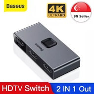 Baseus HDMI Switcher Bi Directional 4K 2K 1x2 / 2x1 for TV Box PS4 Laptop Monitor Projector