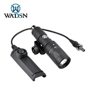 ไฟฉายแบบมืออาชีพ WADSN M600W Tactical Strobe Flashlight Aluminum Alloy Long Burning Tail M300W สำหรั