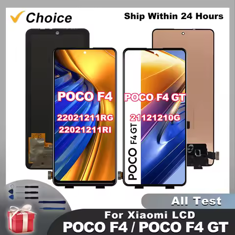 6.67" AMOLED OEM For Xiaomi Poco F4 GT Display 21121210G Screen Digitizer Assembly For POCO F4 LCD 2