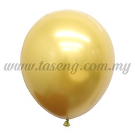 Balloon - 12 inch Chrome ballon 50pcs - GOLD