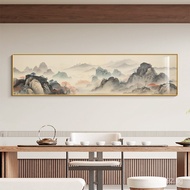 Ink Painting Backrest Sofa Hanging Painting Background Wall New Chinese Style Decorative Painting Of