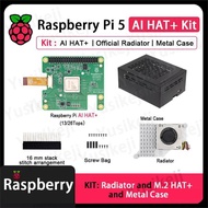 Original Raspberry Pi 5 AI HAT+ Expansion Board AI KIT 13Tops 26Tops M.2 HAT+ PCIe Hailo-8 Hailo-8L 