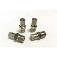 10pcs Nickel Plated Brass 25mm Schrader Valve to 1/8-27BSPT 1/8-27NPT Male Thread - 32 BAR/500 PSI w