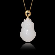 【正佳珠寶】和田白玉 頂級新疆老礦籽料 7.8g 白玉貔貅 和田白玉