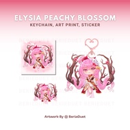 Elysia keychain Hi3 Honkai Impact - BerieDuet Fan Merch