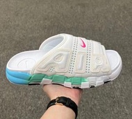 Nike Air More Uptempo Slide White Aqua