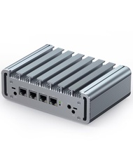 WEIDIAN Opnsense Firewall Fanless Mini PC Celeron J4125 8GB RAM DDR4 128GB SSD Router Mini Computer 