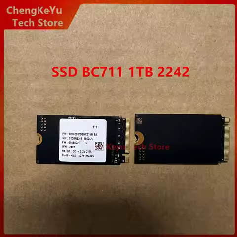 SSD BC711 1T 1024G 2242 M.2 pcie3.0 X 4 NVME SLC Dynamic Cache Solid State Drive New&Original For Hy