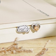 白爛貓蛇麼攏賀系列-點個讚晶鑽純銀耳環