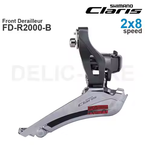 SHIMANO CLARIS R2000 2x8 Speed Front Derailleur FD-R2000 Clamp Band Mount/Brazed-On Mount Road - 2x8