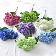 Wedding Decoration 5-Head Hydrangea Simulation 3D Printing Feel Hydrangea Hotel Shopping Mall Landsc