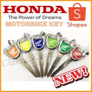KUNCI HONDA MOTOR KEY Metal Key / Kunci for honda RS150R Rs150r Wave 125i Dash-Left Blade