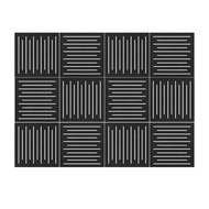 BEIYIN Perforated Acoustic Sound Absorption Panel 600X600MM Studio Soundproof Panels Wall Sound Nois