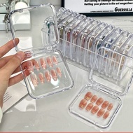 Transparent Nail Box, Storage Box for Making Accessories High Quality Mica Plastic HandPiece 88837 _