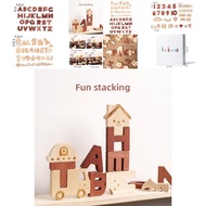 Letter 3d Wooden And Number Puzzle For Kids Learning Building And Word