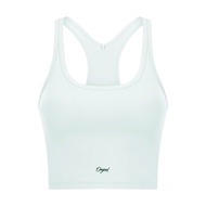 เสื้อกั๊กสปอร์ตฮิปฮอปสไตล์อเมริกัน SMILE DDD สำหรับผู้หญิง ทรงเข้ารูป แขนกุด คอวี ดีไซน์เปิดหลัง ใส่