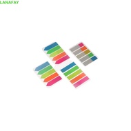 LANAFAY Fluorescent Memo Pad Memo Sticker Paper 100 Sheets Memo Flags Colored Memo Pad