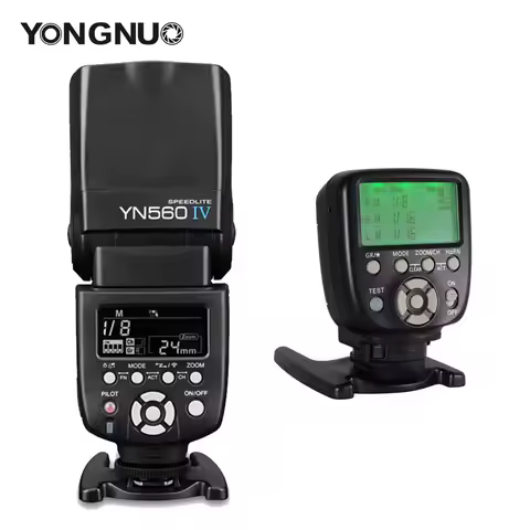 Yongnuo YN560IV YN560 IV YN 560 Flash Speedlite With YongNuo YN560-TX II Trigger Controller for Cano