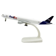 FedEx B777 Diecast Airplane 20 cm/8 inches with Stand for Display Collectibles