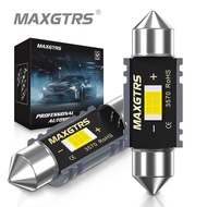 MAXGTRS 2x Festoon C5W C10W 3570 Chip Bulb Canbus 31mm/36mm/39mm/41mm Car LED Lamp Interior Dome Rea