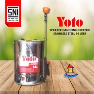 Sprayer / Penyemprot tanaman Baterai / Elektrik YOTO type YT-14BTR/SS