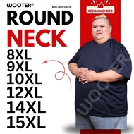 (8XL-15XL) Plus Size Microfiber T Shirt Baju T Shirt Lelaki Plus Size Wooter