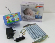 Kangeroo Kangaroo Baby Self-Rocking Auto Cradle NT33 Spring Cot Auto E-Cradle with Timer & Speed Con