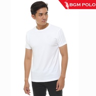 BGM POLO Unisex Adult Plain Round Neck Microfiber T-Shirt Jersey-BP-PMTDF001MF-GLG -KOSONG