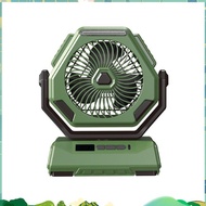 Camping Fan with LED Light Portable Rechargeable Auto-Oscillating 20000mah Desk Fan Cooling Fan with