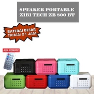 Speaker Portable Zibi Tech ZB 800 BT plus REMOTE