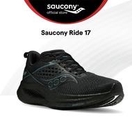 Saucony Ride 17 Road Running Jogging Shoes Men's - C(TRIPLE BLACK) S20924-101