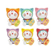 6 jenis patung Doraemon, model hiasan kereta kartun Doraemon.