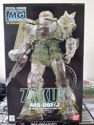 MG  1/100 機動戰士高達 MS-06F/J ZAKU II 渣古2 CRYSTAL Ver. 水晶透明版