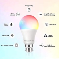 Smart Light Bulb, FREECUBE B22 Bayonet Light Bulb, Colour Changing Smart LED Bulb