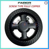 Faber FGH222/78BK(N) FGH252/78BK Whole Set 12.8cm (Screw Type)Fully Copper Burner